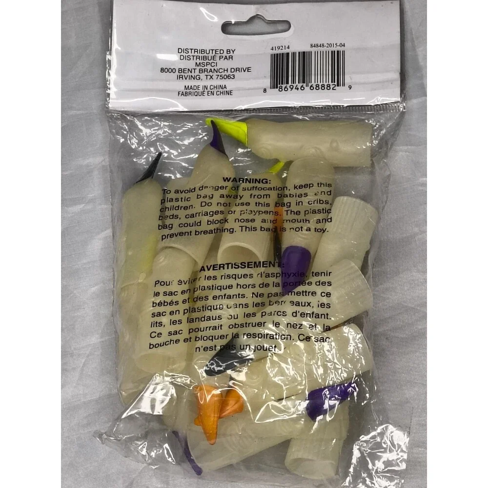 Glow In The Dark 20 Witches Fingers Halloween Party Favors Creatology Halloween